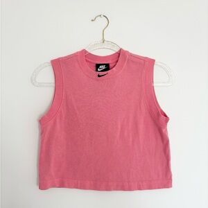 Nike Pink Crop Tank Top